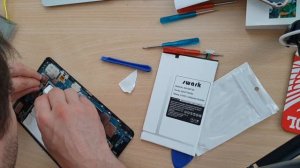 Замена Аккумулятора в планшете Samsung Galaxy S SM-T705
