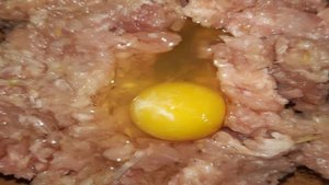 Котлеты из мяса и гречки  на сковороде