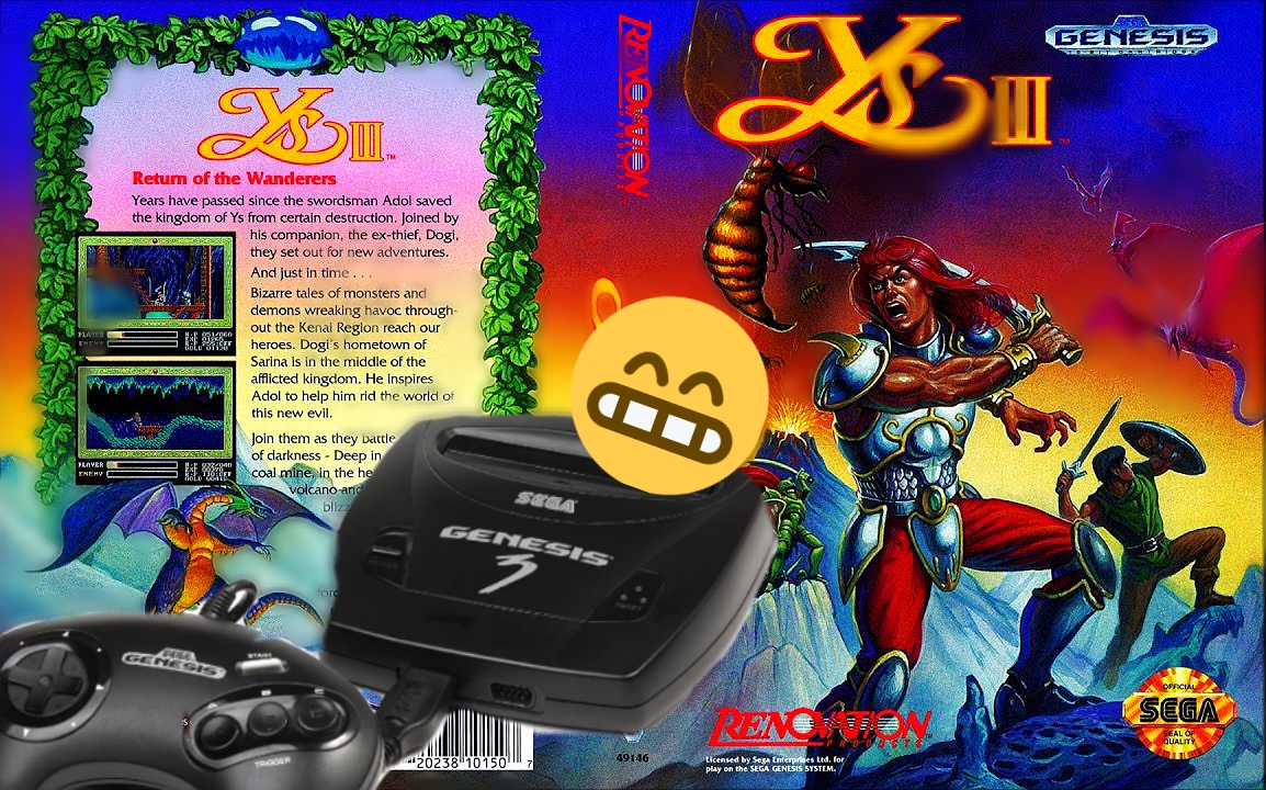 YS III. Sega Genesis. Проф реакция.