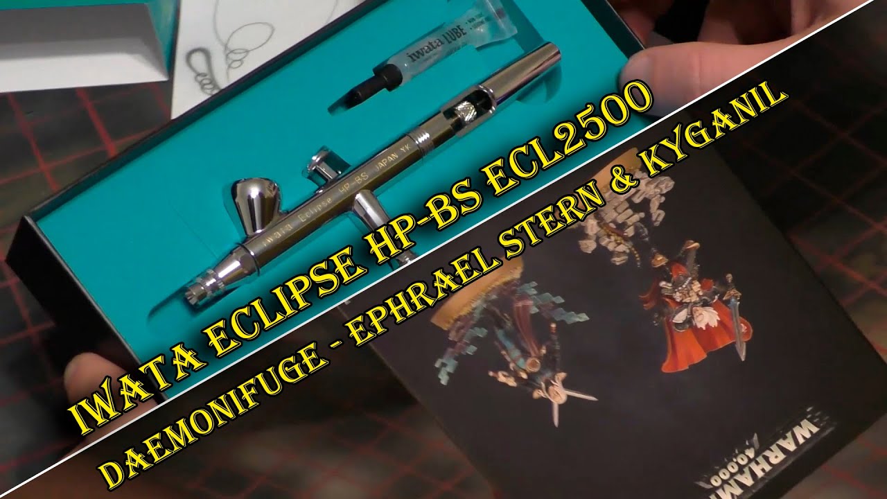 Распаковка Аэрографа Iwata Eclipse HP-BS ECL2500 и  Daemonifuge - Ephrael Stern & Kyganil