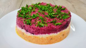 Все ищут этот  рецепт - традиционный салат "Любовница". Муж в восторге и это самое главное.