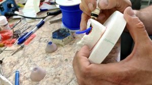 Изготовление бюгельного протеза  Установка литников на каркас №1