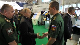 Президент России Владимир Путин посетил международный военно-технический форум «Армия-2019»