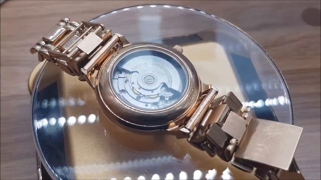 Золотые часы "Мактайм" с золотым браслетом