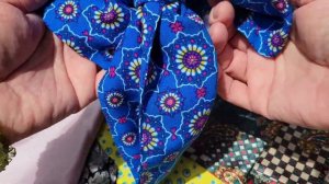 Винтажные и антикварные брошки с блошиного рынка на французских платочках. Сам себе стилист. часть