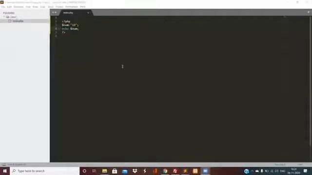 Learning PHP #class 1- Simple website, Sum of 2 numbers and use of if command