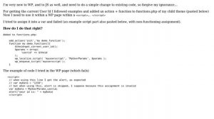 Wordpress: How to get, in WP page's script, a wp enqueued script (in Functions.php)?