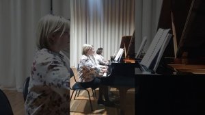 фортепианный ансамбль преподавателей "Квадро+"обр.Н.Бекназарова "Цыганская венгерка"