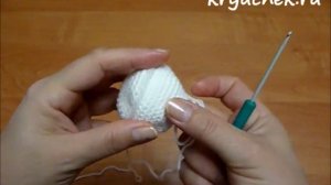 Снеговик крючком. Часть 1