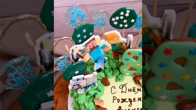 Торт Майнкрафт
