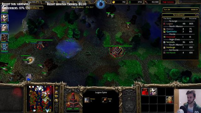 Azeroth Wars LR - Burning Legion vs Night Elves