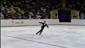 Vladimir Kotin Владимир Котин (URS) - 1988 Calgary, Figure Skating, Men's Short Program (US ABC)