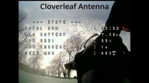 BetaFPV Cetus X & VR03 FPV Goggles - Cloverleaf Antenna Test vs included Whip Antenna