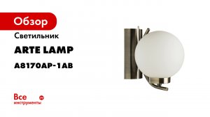 Настенный светильник Arte Lamp A8170AP-1AB