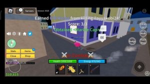 Играю с другом в Blox Fruits Roblox - Тестим Dark Blade