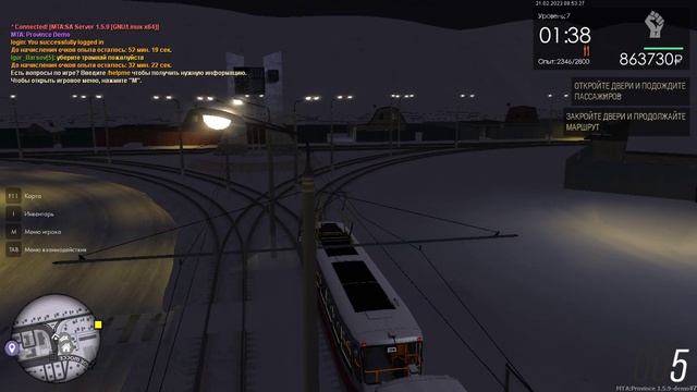 MTA Province работа водителя трамвая, жизнь в провинции #3 смотреть онлайн