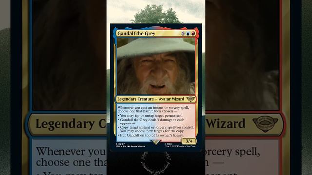 Гэндальф мем на карте МТГ!! Gandalf Sax Guy MTG card!