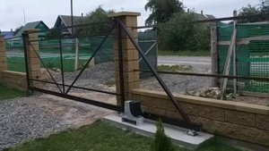 Откатные ворота с автоматикой NICE RB600. NICE ROBUS600