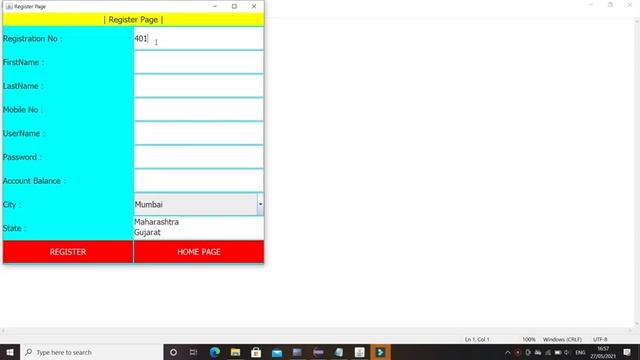 GUI Bank Application | Oracle Database | Swing & AWT in Java | Desktop Application | @MayuriCodeHub смотреть онлайн