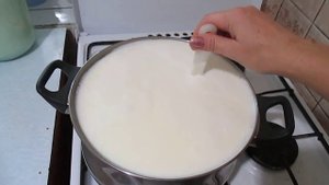 Как приготовить творог из молока.  How to make cheese from milk.