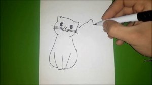 Как рисовать КОШКУ И КОТА? How to draw cats in love