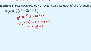 LIMITS: Limits at Infinity in Polynomial Functions