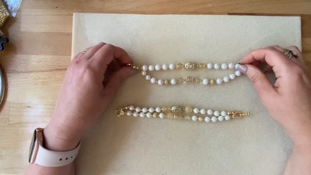 Браслет для подруги #украшения #jewellery #handmadejewellery #ручная_работа #pearl #жемчуг #браслет смотреть онлайн