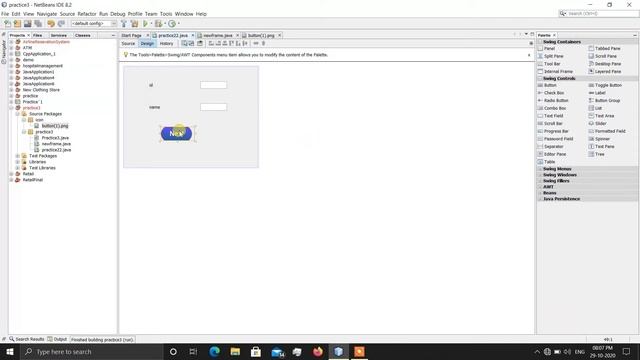 Using label as Button in java netbeans || Event MouseEntered in java || TCS смотреть онлайн