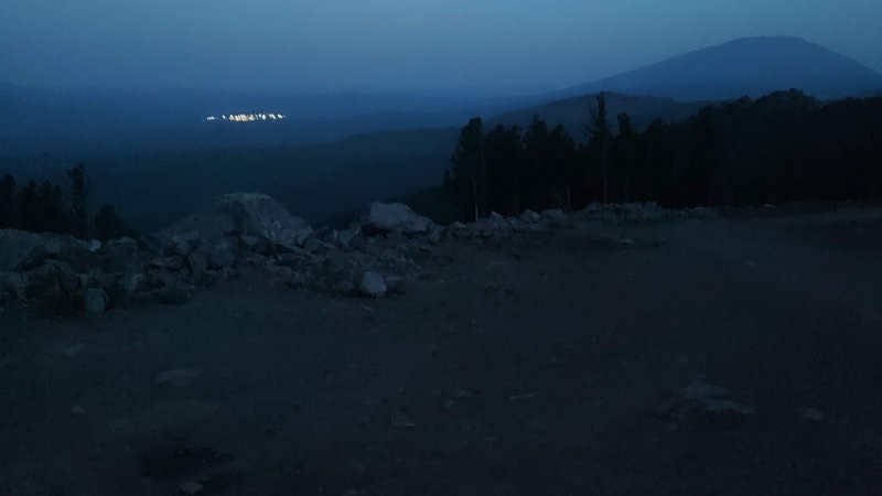 На заре