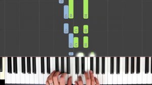 Chanson de matin / ABRSM Piano Grade 4 2019 & 2020, B:3 / Synthesia 'live keys' tutorial