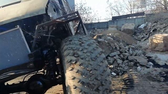 Вездеход 6*6 шины низкого давления Перый выезд. Спризверь!