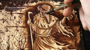 Тиснение на коже | Чумной доктор | Работа с кожей