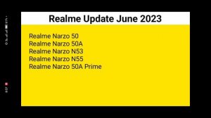 Realme UI 4.0 Android 13 Update & Android 14 Update & June 2023 OTA Update Device List & Date