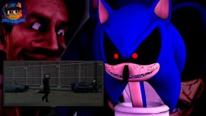 Sonic.exe Reacts to skibidi toilet 1-56