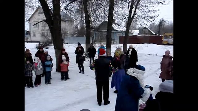 Новогодний детский праздник 04.01.2015 ул.Московская г.Моршанск смотреть онлайн