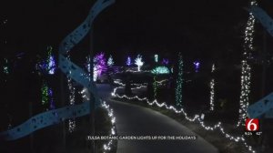 Watch: Tulsa Botanic Garden Lights Up For the Holiday Season