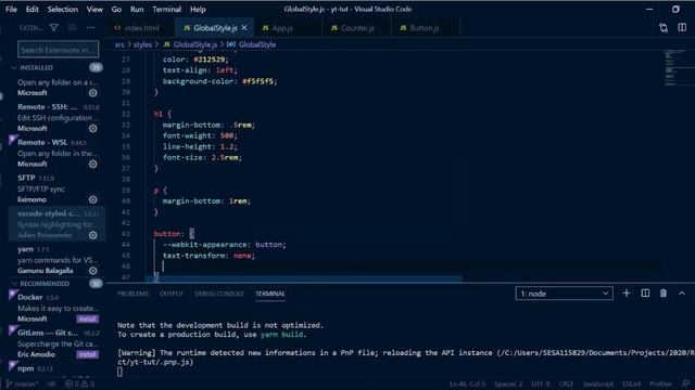 Getting Started with React: Styled Components Part 1