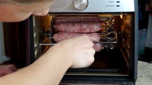 Air Fryer Brats using Deluxe Air Fryer Skewers - Pampered Chef Deluxe Air Fryer Rotisserie [2020]