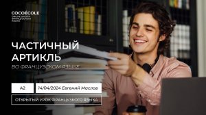 Частичный артикль во французском языке