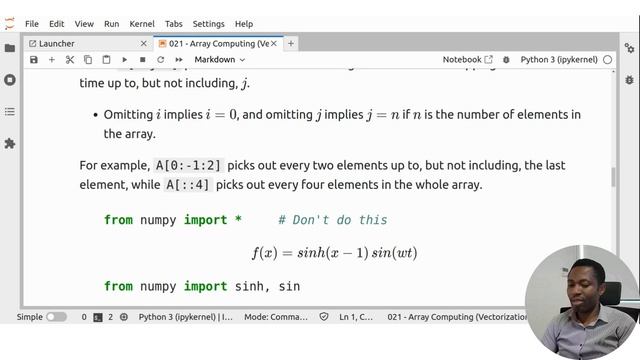 021 - VECTORIZATION IN PYTHON AND NUMPY ARRAY