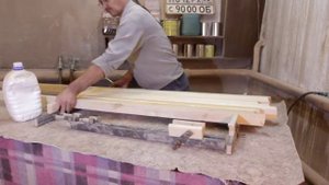 # Склейка мебельного щита на примере лестничной ступени