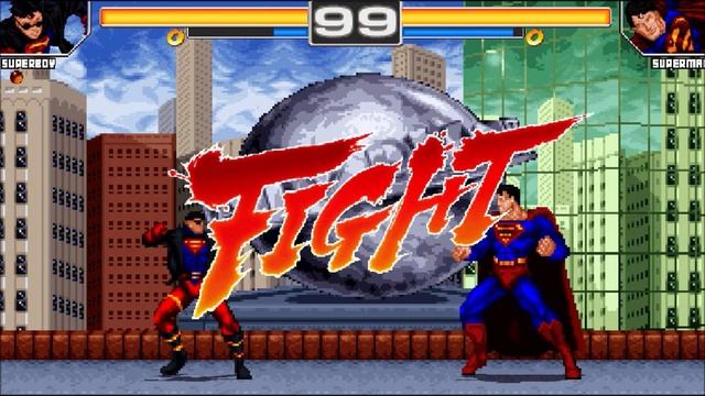 Superboy VS Superman - Justice League Task Force 2 смотреть онлайн