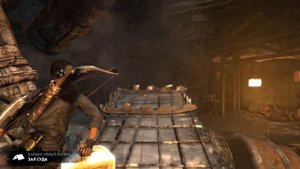 Tomb Raider (2013) на 100%. Гробница "Зал суда". Трущобы.