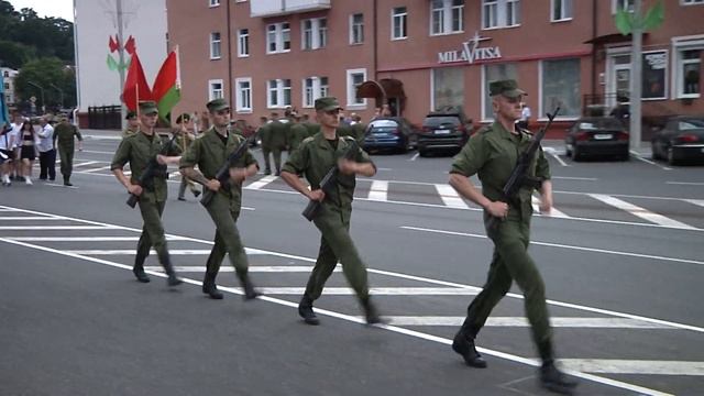 Подготовка ко Дню Независимости. Репетиция праздника на площади Ленина смотреть онлайн
