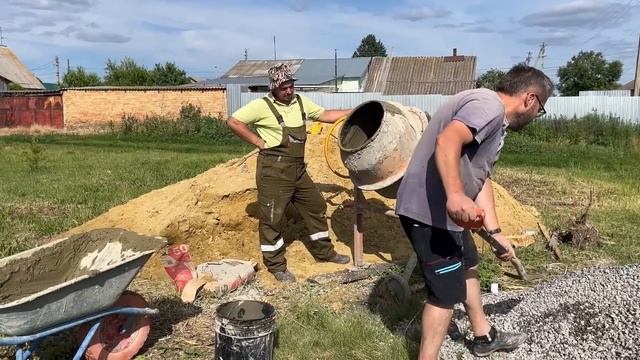 НАЧАЛО ПОЛОЖЕНО/УСТАНОВКА ЗАБОРА НА УЧАСТКЕ 30 СОТОК смотреть онлайн