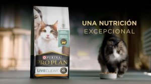 Purina ® Pro Plan ® LIVE CLEAR, alimento para gatos reductor de alérgenos