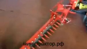 Косилка сегментная на минитрактор.wmv