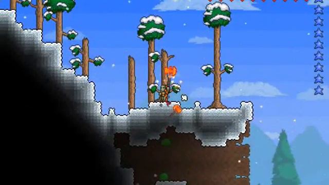 Terraria - Snow mini-biome (1.1.1 Christmas Update) смотреть онлайн