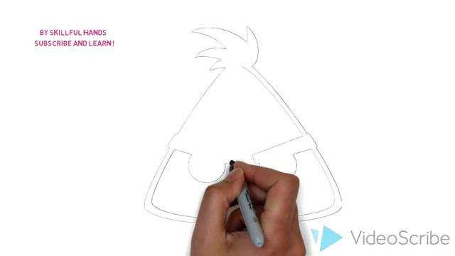 How to Draw a Chuck - Angry Birds / Как нарисовать птицу-Чака смотреть онлайн