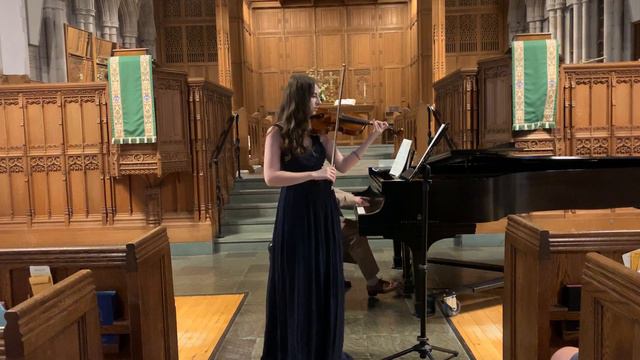 Kabalevsky Violin Concerto in C Major, Op. 48, Mvt 1 - Tiffany Hotte смотреть онлайн